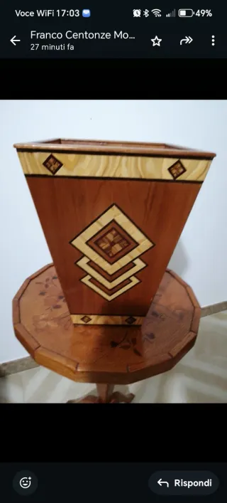 Oggetto artigianale in legno