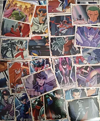 Lote De Dos Álbumes Los Caballeros del Zodiaco.