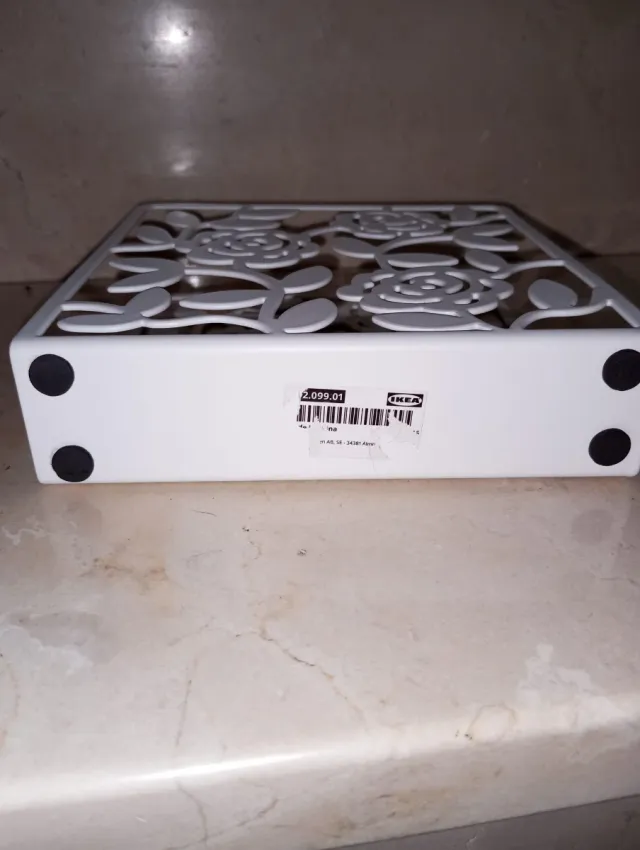 Servilletero decorativo blanco