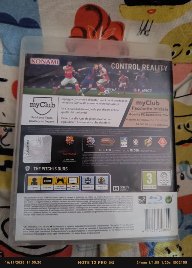 PS3 PES 2017 Pro Evolution Soccer