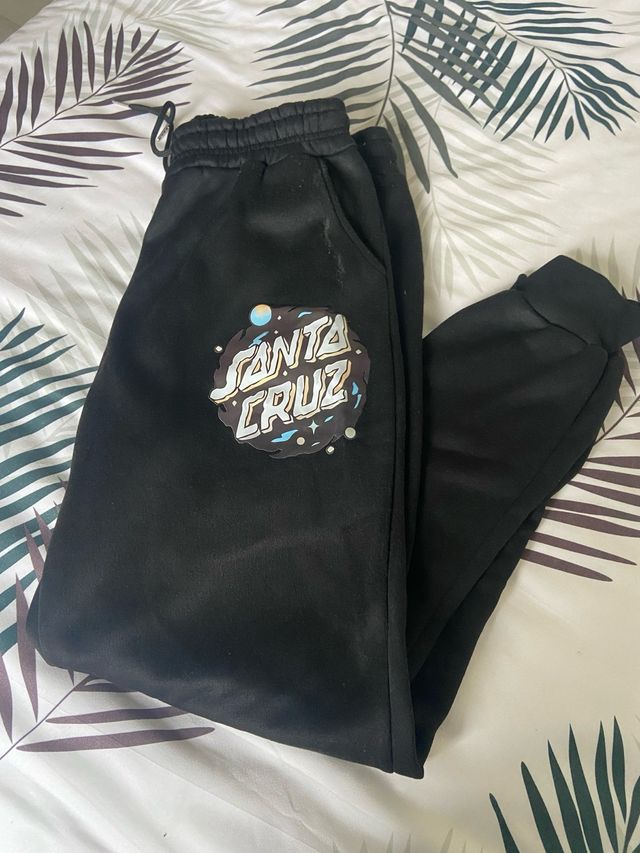 Pantalón chándal chico Santa Cruz negro