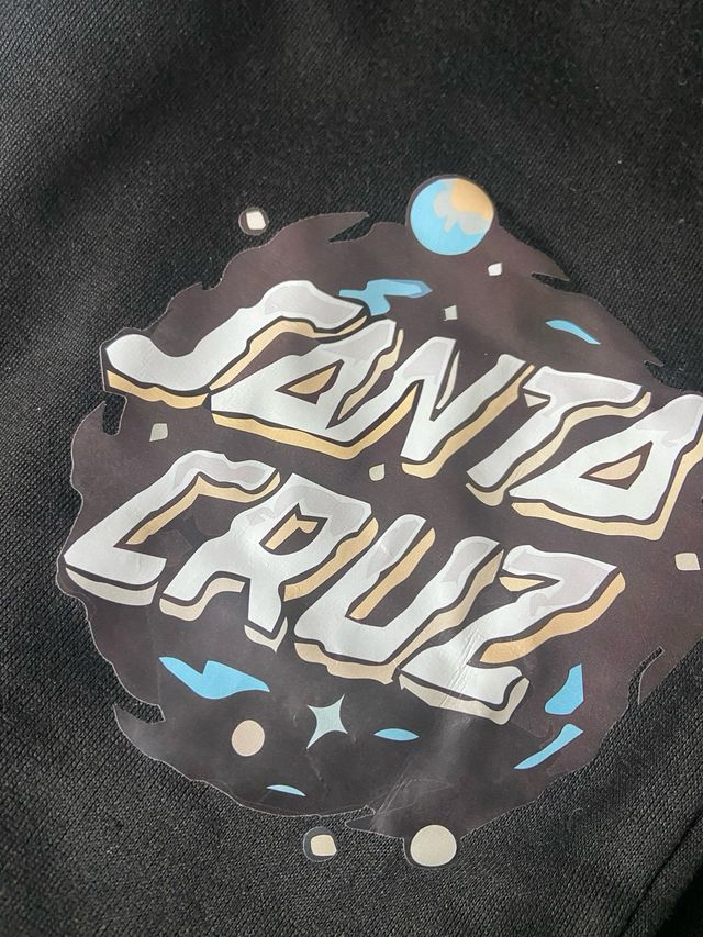 Pantalón chándal chico Santa Cruz negro