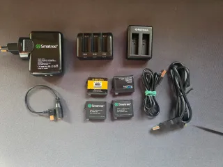 Batterie caricatori cavi cavo mic per GoPro hero 4