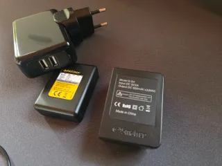 Batterie caricatori cavi cavo mic per GoPro hero 4