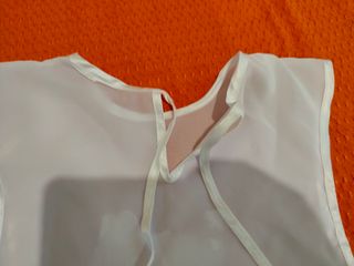 Telo battesimo bianco ricamato