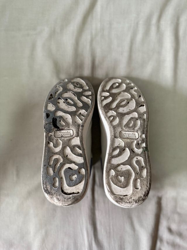 Alexander McQueen Zapatillas Blancas y Azules