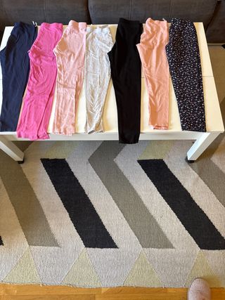 Leggings niña 9 años varios colores