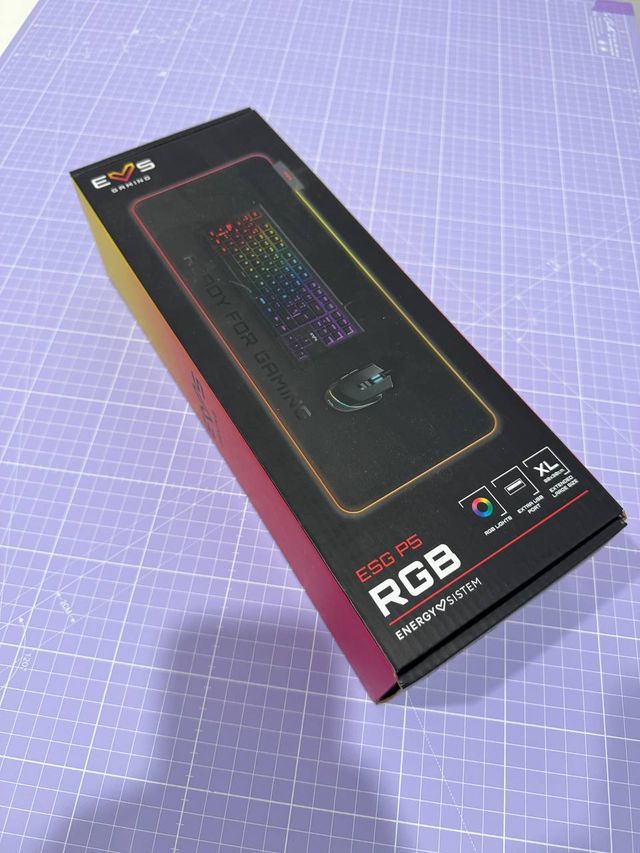 Tappetino da gaming EVS ESG P5 RGB XL