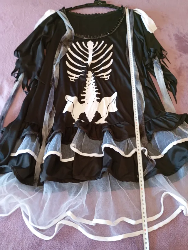 Disfraz Halloween Esqueleto Chica Talla Única