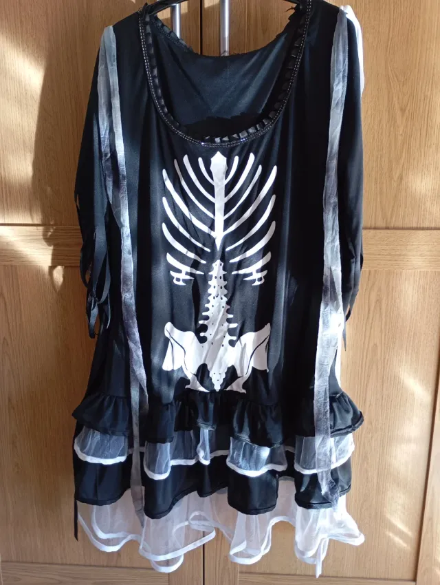 Disfraz Halloween Esqueleto Chica Talla Única