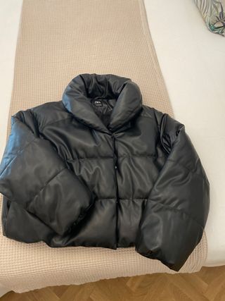 Plumas Zara Negro Piel Sintética