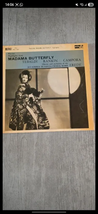 Madama Butterfly Puccini Vinile Decca ACL 195