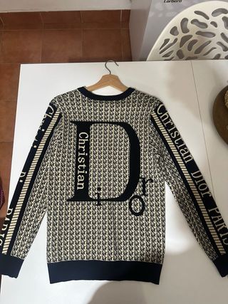 Jersey Dior Original Beige y Negro