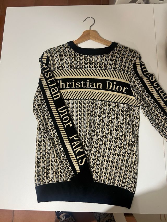 Jersey Dior Original Beige y Negro