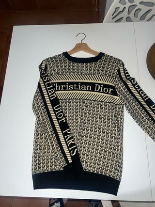 Jersey Dior Original Beige y Negro
