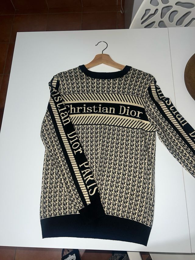 Jersey Dior Original Beige y Negro
