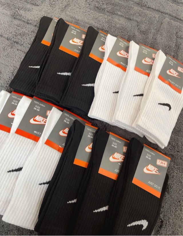 12 paia calzini Nike taglia 36-40