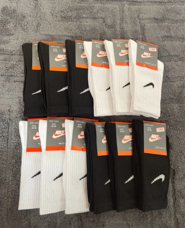 12 paia calzini Nike taglia 36-40