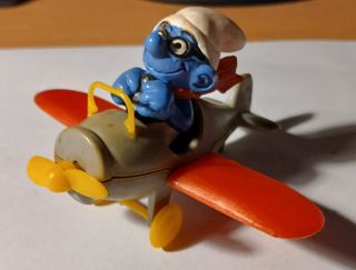 7 Pitufos Especiales Colección Años 70