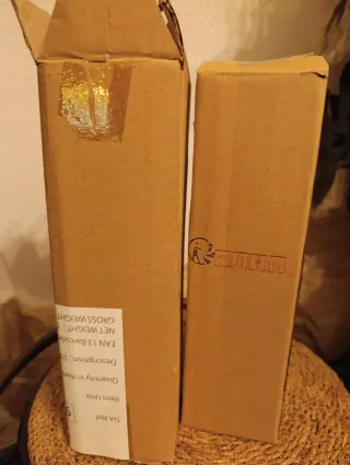 2 Portacandele natalizi in piedi in vetro acidato