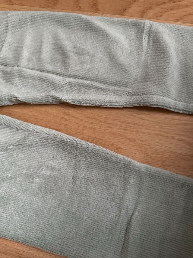 Pantalones de pana verdes