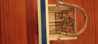 Scatola Legno Decorazione Natalizia Albero Neve