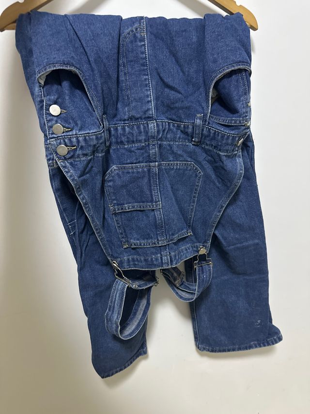 Peto de pantalón vaquero mujer