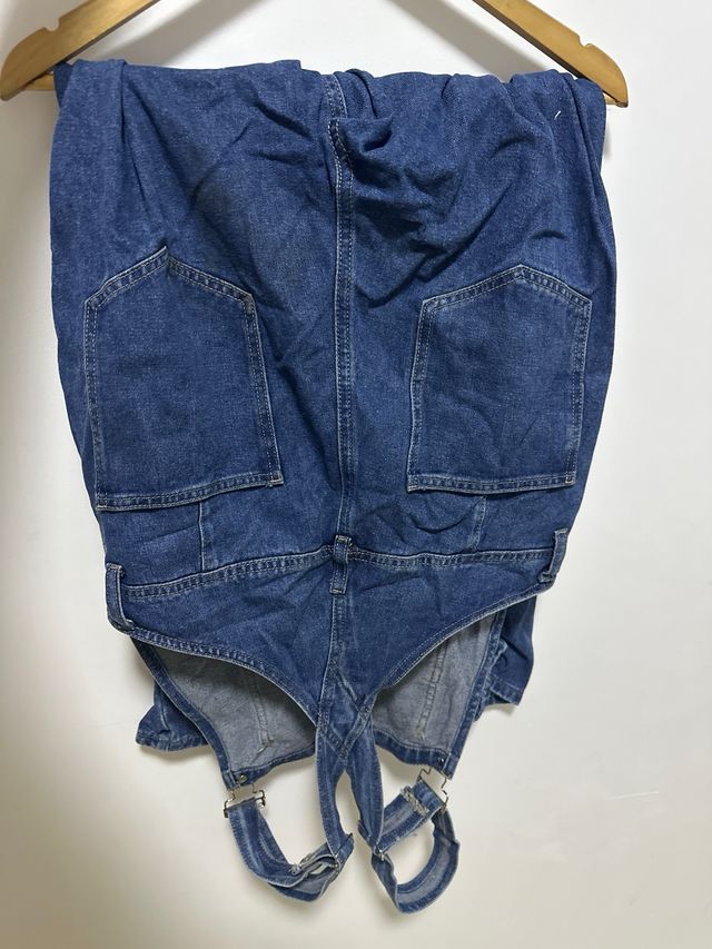 Peto de pantalón vaquero mujer