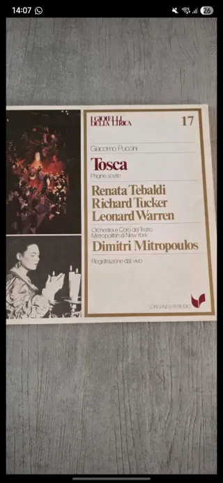Tosca di Giacomo Puccini - Vinile