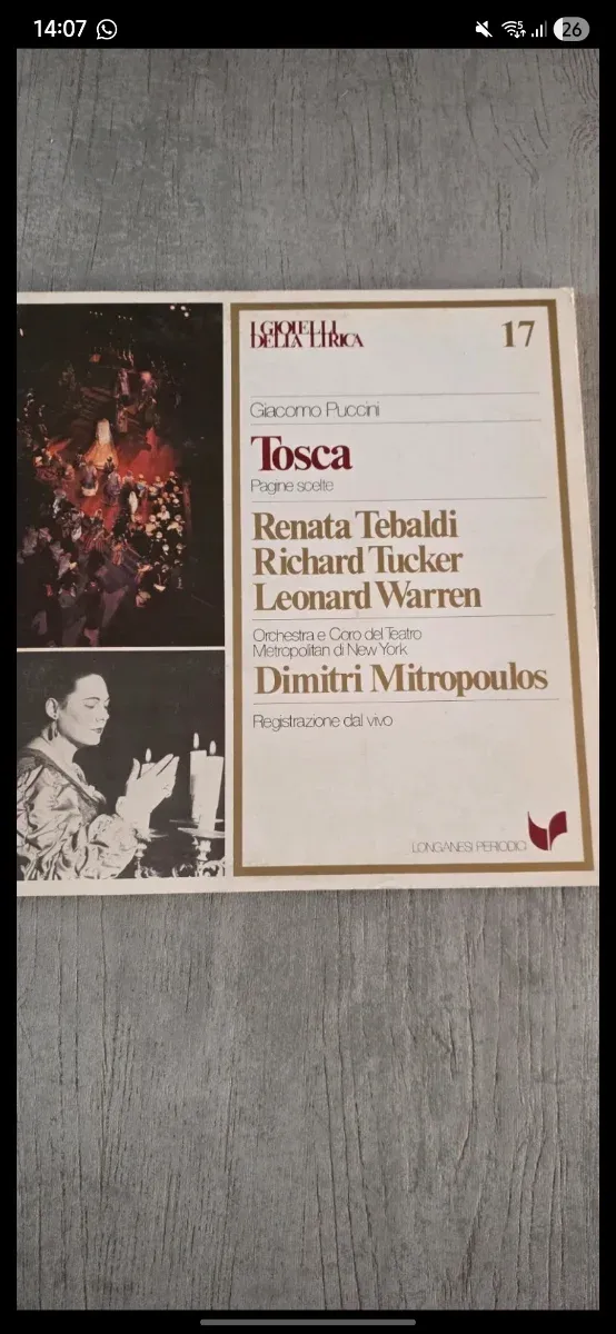 Tosca di Giacomo Puccini - Vinile