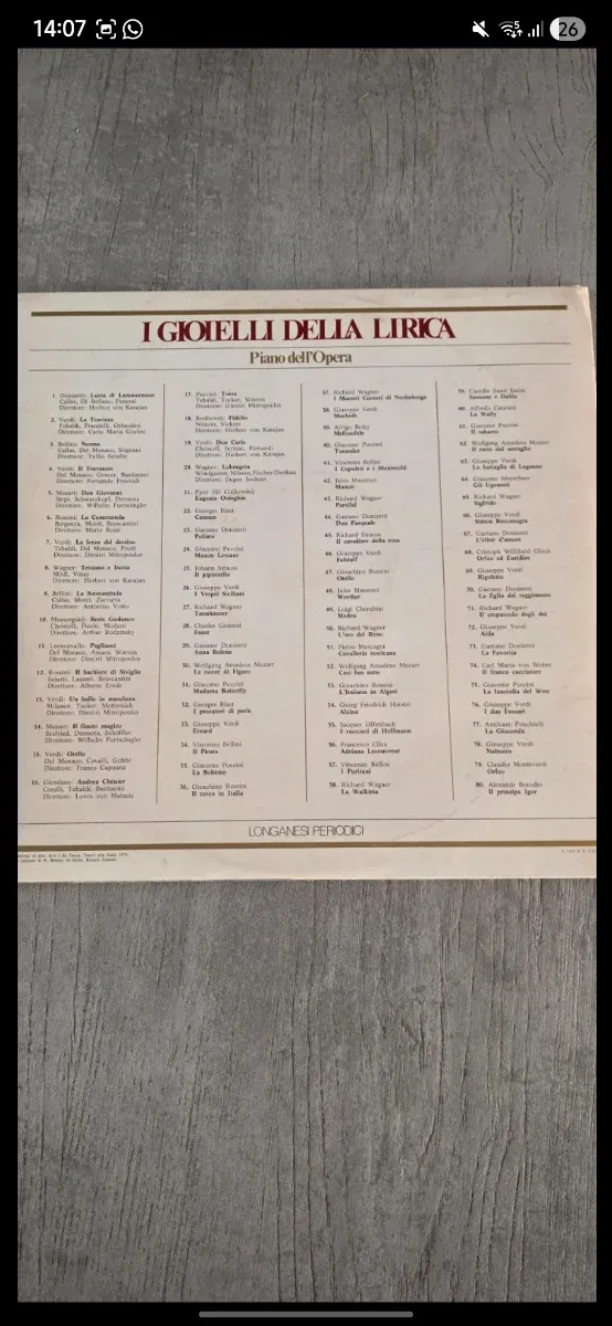 Tosca di Giacomo Puccini - Vinile