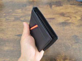 Cartera Billetera Bandera España Negra