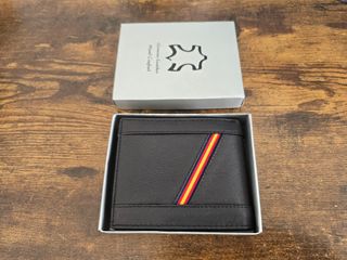 Cartera Billetera Bandera España Negra