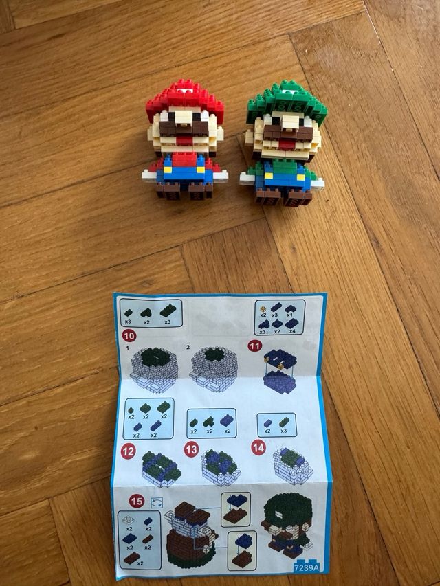 Figure di Super Mario e Luigi