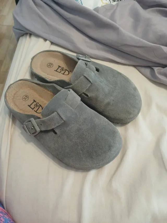 Zapatos Grises Talla 33