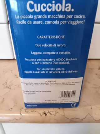 Macchina da cucire portatile Cucciola Coats