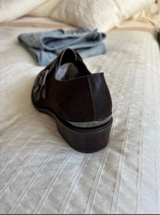 Zapatos Alma en Pena Marrones Piel Nuevos