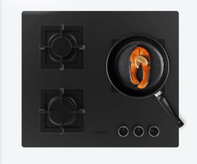 Placa de gás Cecotec 3 chamas 10,35Kw