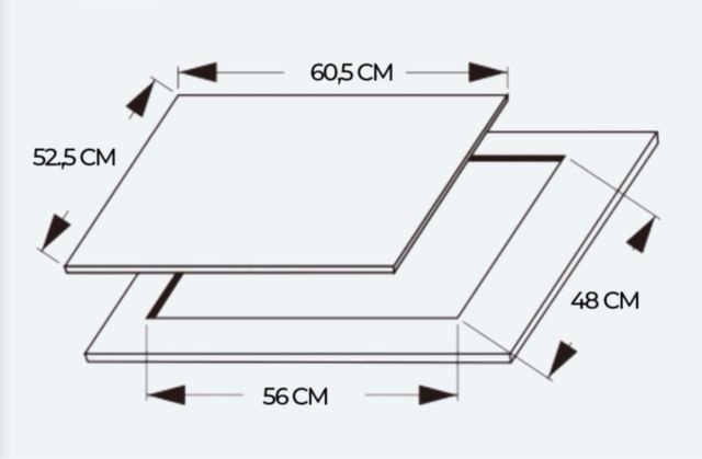 Placa de gás Cecotec 3 chamas 10,35Kw