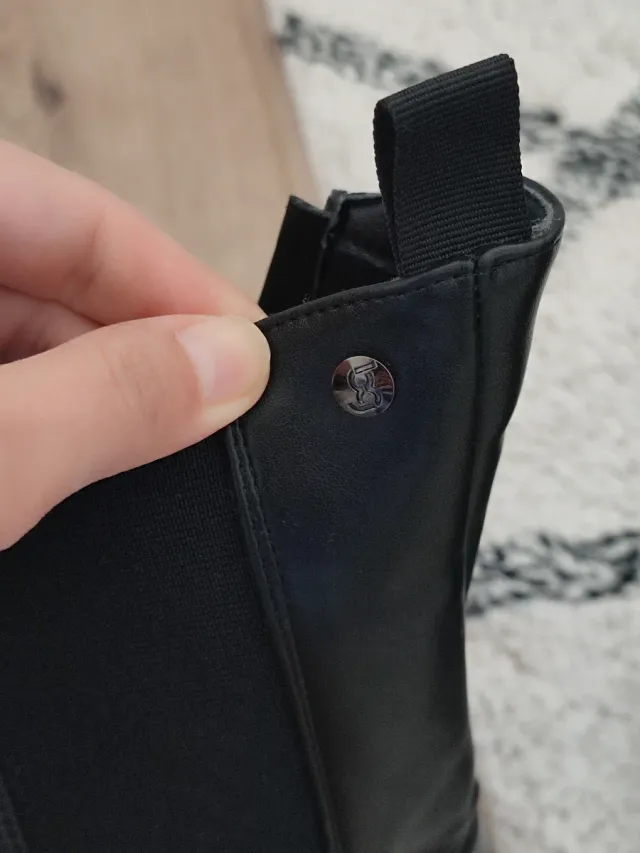 Botas altas estilo blogger negras