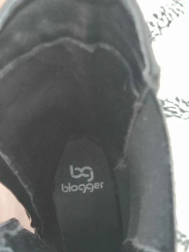 Botas altas estilo blogger negras