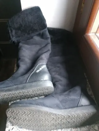 Stivali alti sopra ginocchio neri