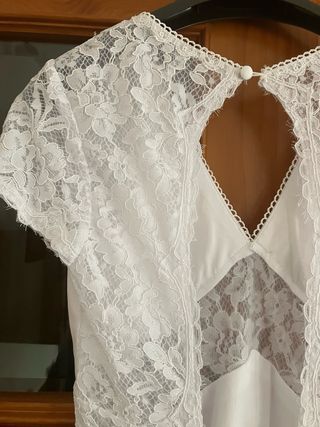 Vestido de Novia Boho blanco