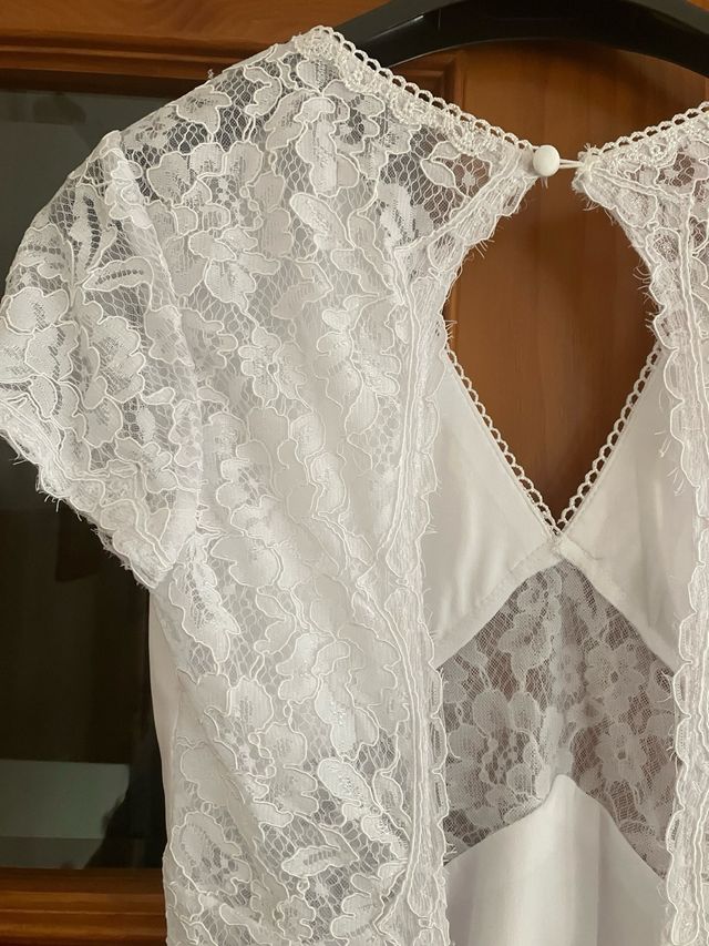 Vestido de Novia Boho blanco
