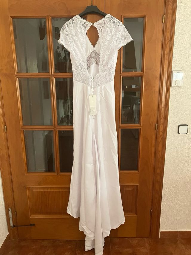 Vestido de Novia Boho blanco