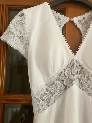 Vestido de Novia Boho blanco