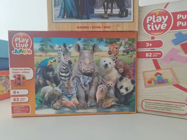 Puzzle Frozen Educa 2x50 piezas.Lote 25€