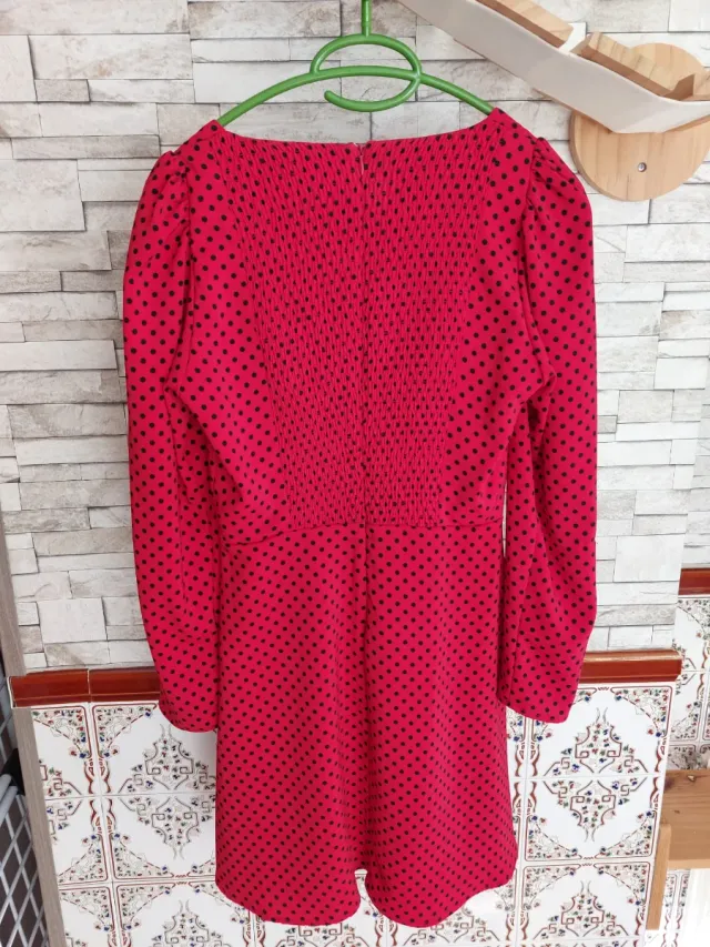 Vestido Zara lunares rojo