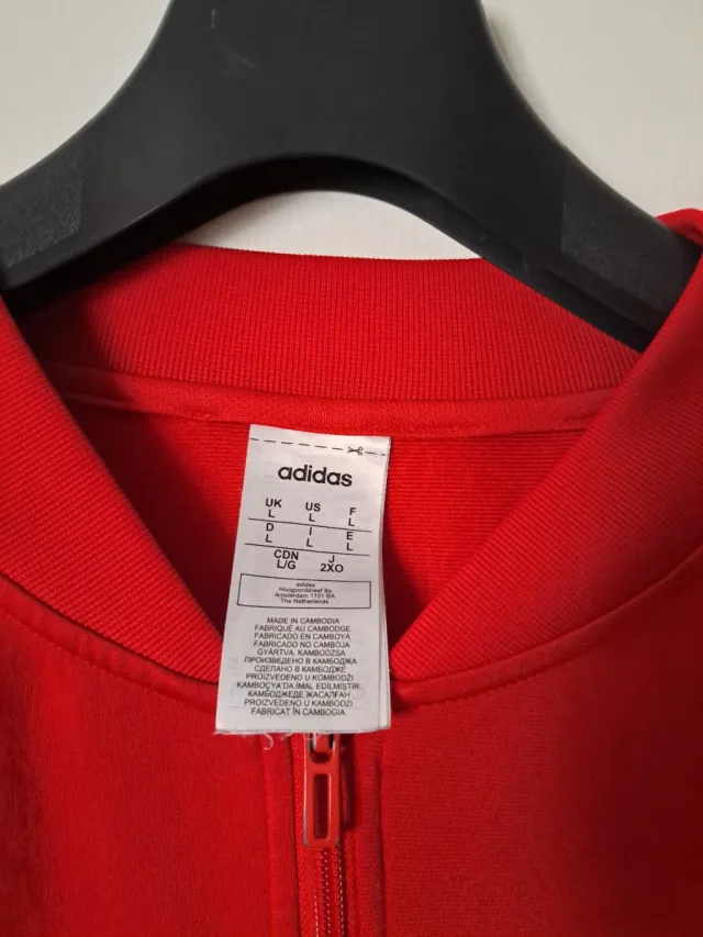 Adidas Giacca Rossa Taglia L