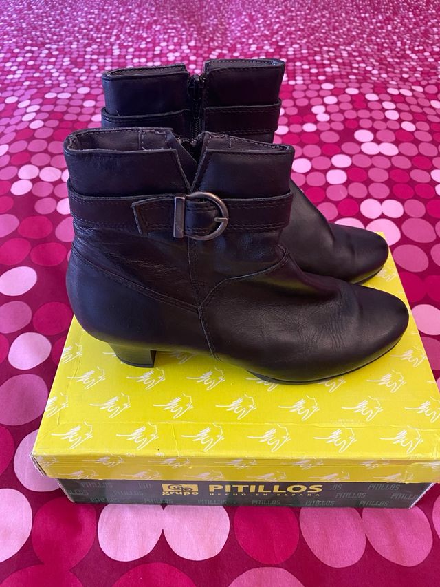Botines Pitillos Negros Talla 39